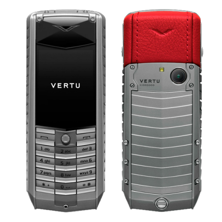  Vertu Ascent 2010 Titanium, red leather