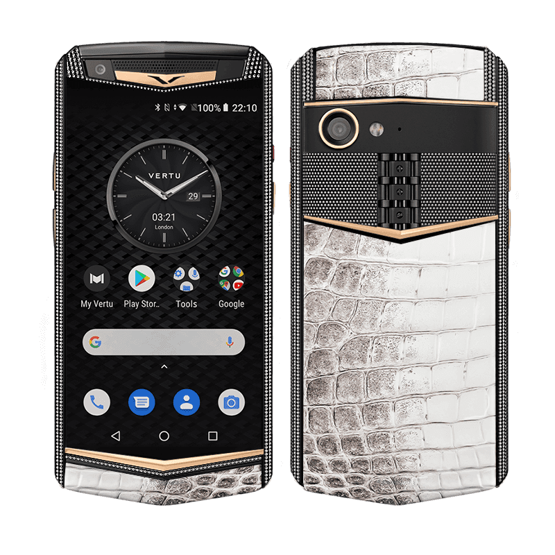 ASTER P Yellow Gold with Diamonds Alligator Himalaya