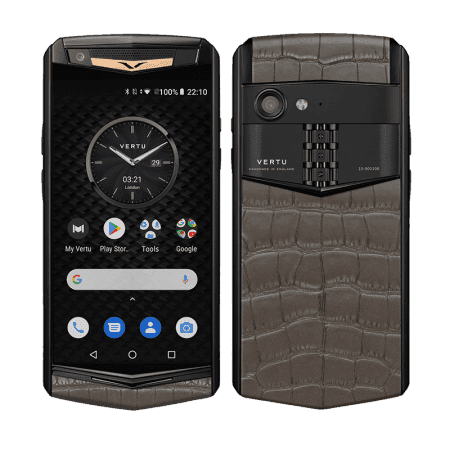 ASTER P Yellow Gold Ultimate Alligator Zirconium