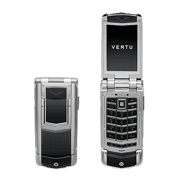 Vertu Constellation Ayxta Матов. сталь, черн. кожа, черн. кнопки