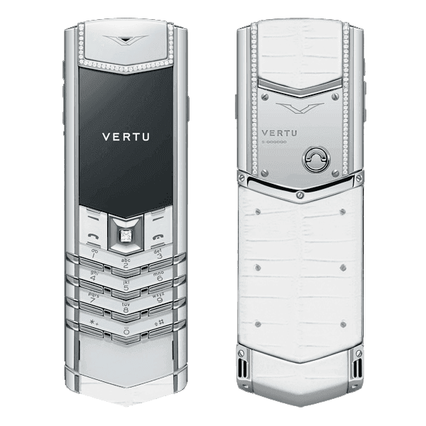 Signature S - Ladies White Alligator SS Diamonds