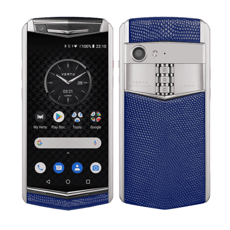 ASTER P Baroque Lizard Glitter Blue