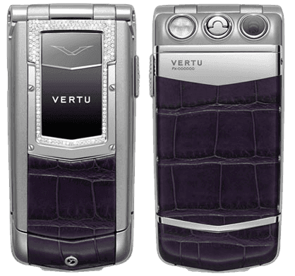 Vertu Constellation Ayxta Diamonds Purple Alligator