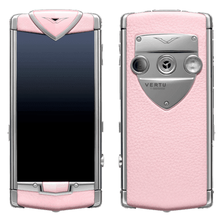 Vertu Constellation T Нержавеющая сталь, розовая кожа