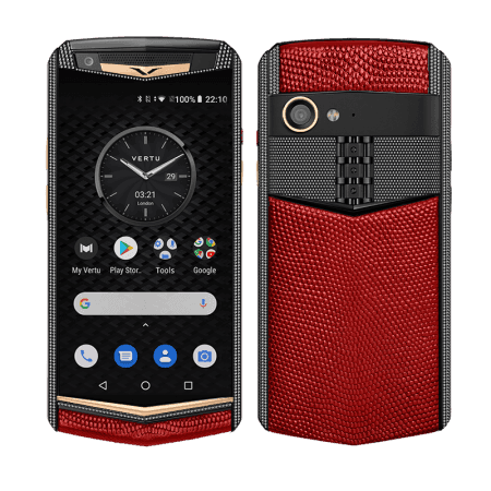 ASTER P Yellow Gold with Diamonds Lizard Garnet