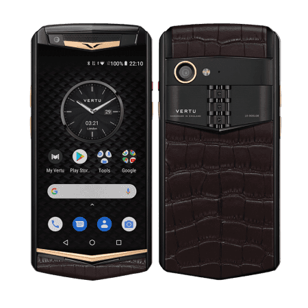 ASTER P Yellow Gold Pure Alligator Amber