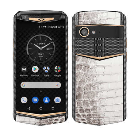 ASTER P Yellow Gold with Diamonds Alligator Himalaya