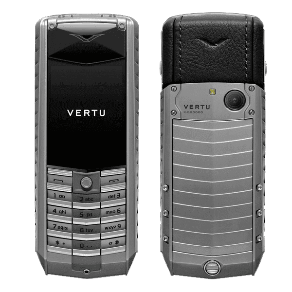 Vertu Ascent 2010 Титан, черная кожа