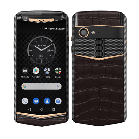 ASTER P Yellow Gold with Diamonds Alligator Amber