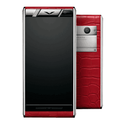 Vertu Aster Diamonds Red Alligator