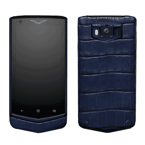 Vertu Constellation V Pure Navy Alligator
