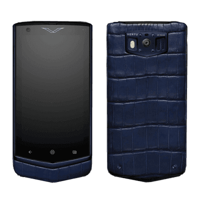 Vertu Constellation V Pure Navy Alligator