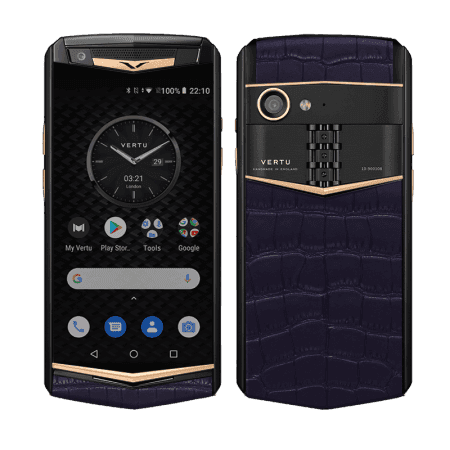 ASTER P Yellow Gold Alligator Deep Violet