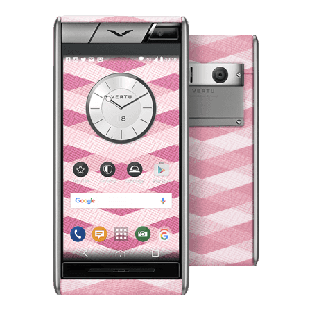 VERTU ASTER PINK CHEVRON