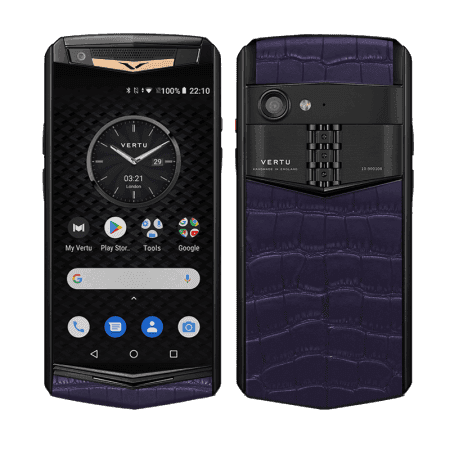 ASTER P Yellow Gold Ultimate Alligator Violet