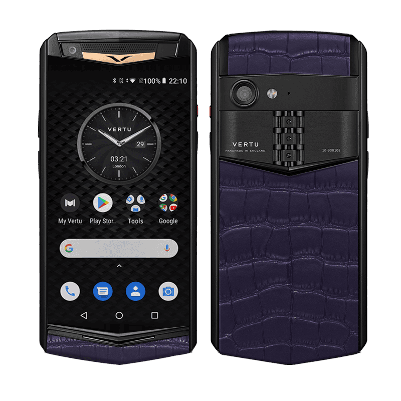 ASTER P Yellow Gold Ultimate Alligator Violet