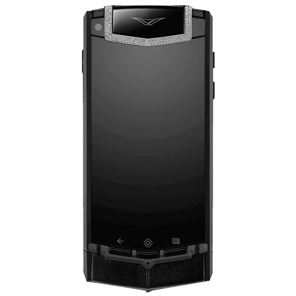 Vertu Ti Titanium Pure Black White Diamonds