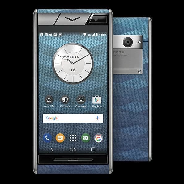 Vertu Aster Blue Chevron