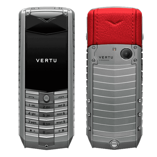 Vertu Ascent 2010 Титан, красная кожа