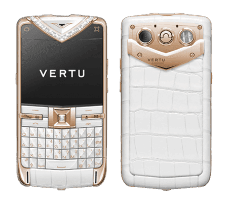 Vertu Constellation Quest Red Gold Alligator Skin
