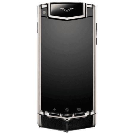 Vertu Ti Titanium Black Leather