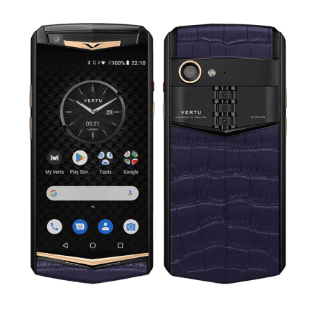 ASTER P Yellow Gold Pure Alligator Violet