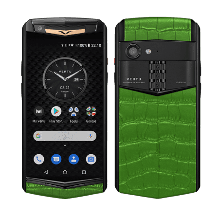 ASTER P Yellow Gold Ultimate Alligator Green