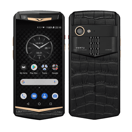 ASTER P Yellow Gold Pure Alligator Jet V