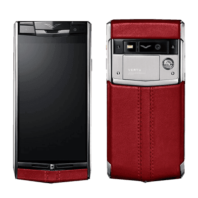 Vertu Signature Touch Claret Leather