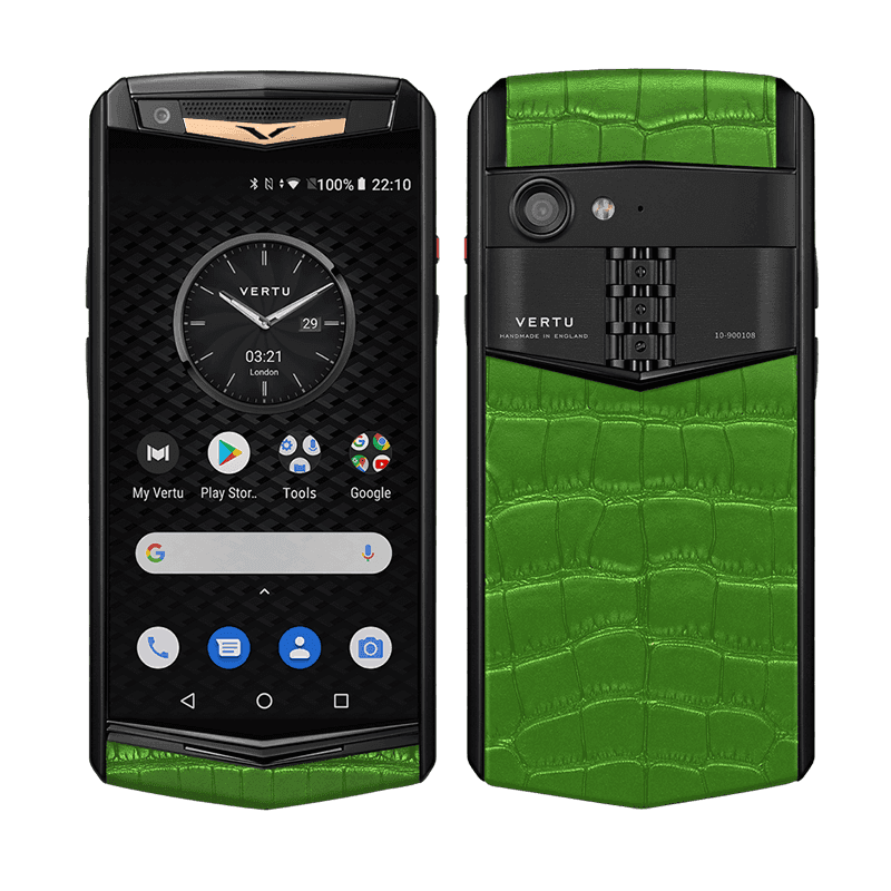 ASTER P Yellow Gold Ultimate Alligator Green