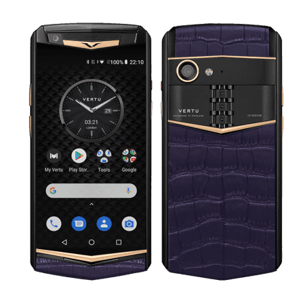 ASTER P Yellow Gold Alligator Violet