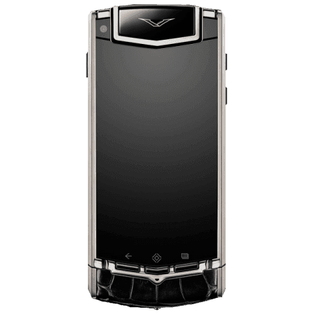 Vertu Ti Titanium Black Alligator