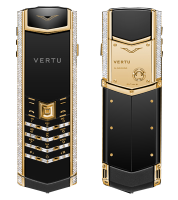 Signature S Design Vertu Signature S Design Желтое золото, бриллианты, багетные кнопки