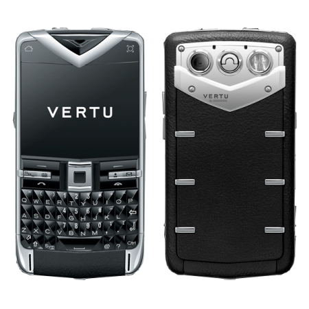  Vertu Constellation Quest Полированная сталь,сапфировые клавиши